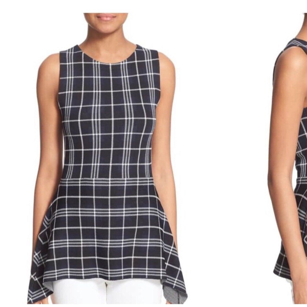 Theory Kalora Peplum Top NWT